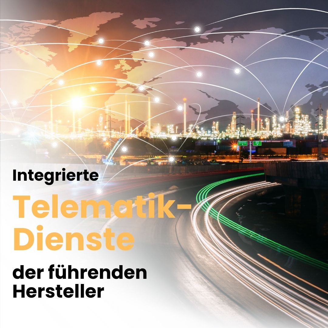 Integrierte Telemtik-Dienste der führenden Hersteller